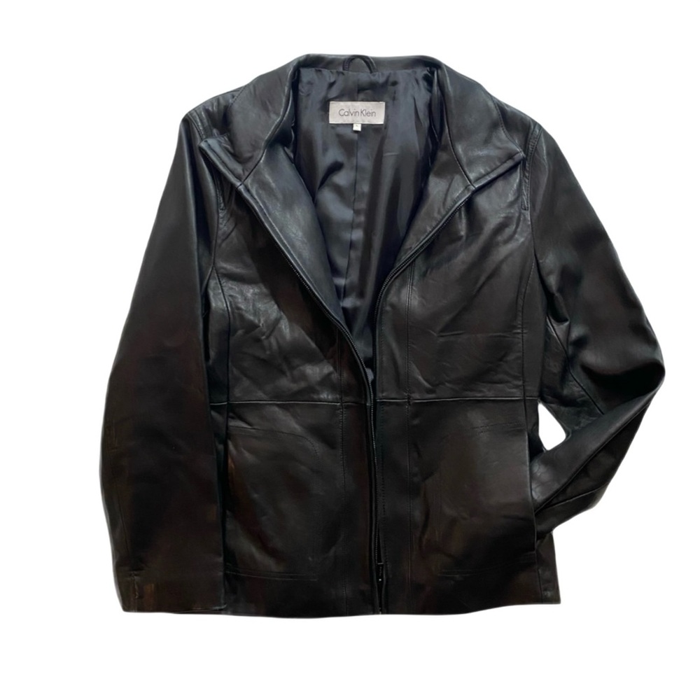 vintage Calvin Klein Leather Jacket